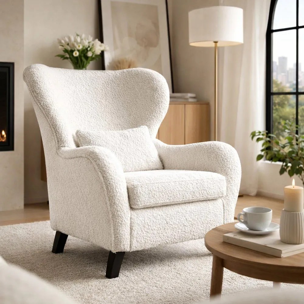 Poltrona con le orecchie bianche Miuf - Miuform