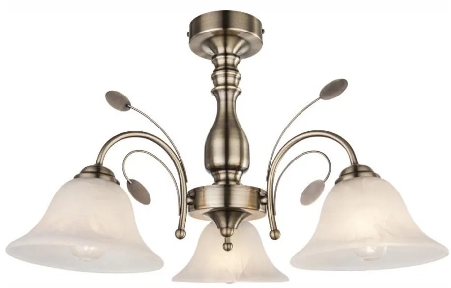 Globo 69007-3 - Plafoniera POSADAS 3xE27/60W/230V