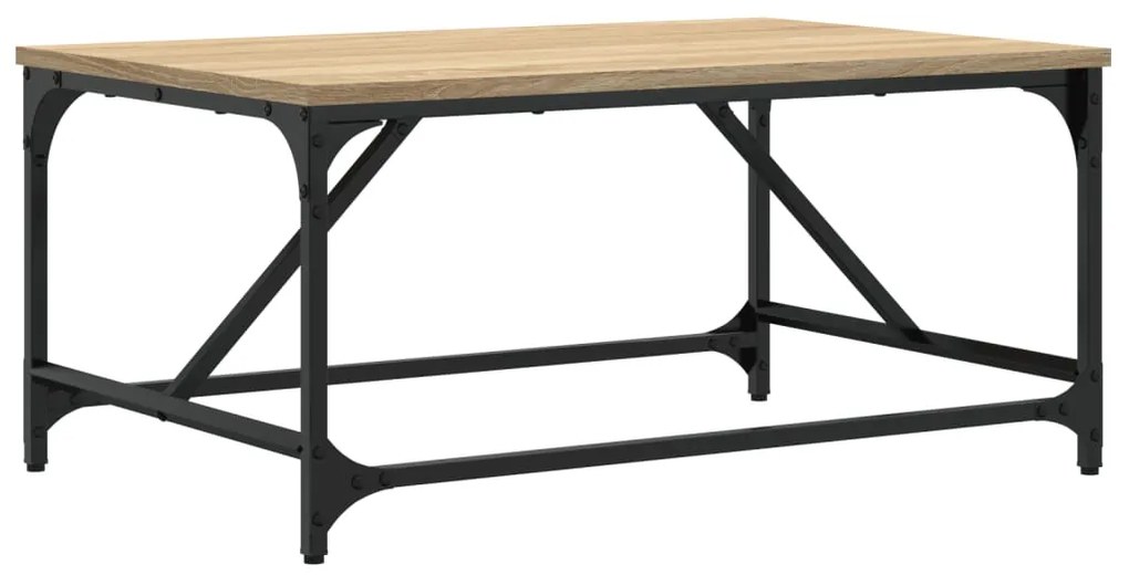 Tavolino da Salotto Rovere Sonoma 75x50x35cm Legno Multistrato