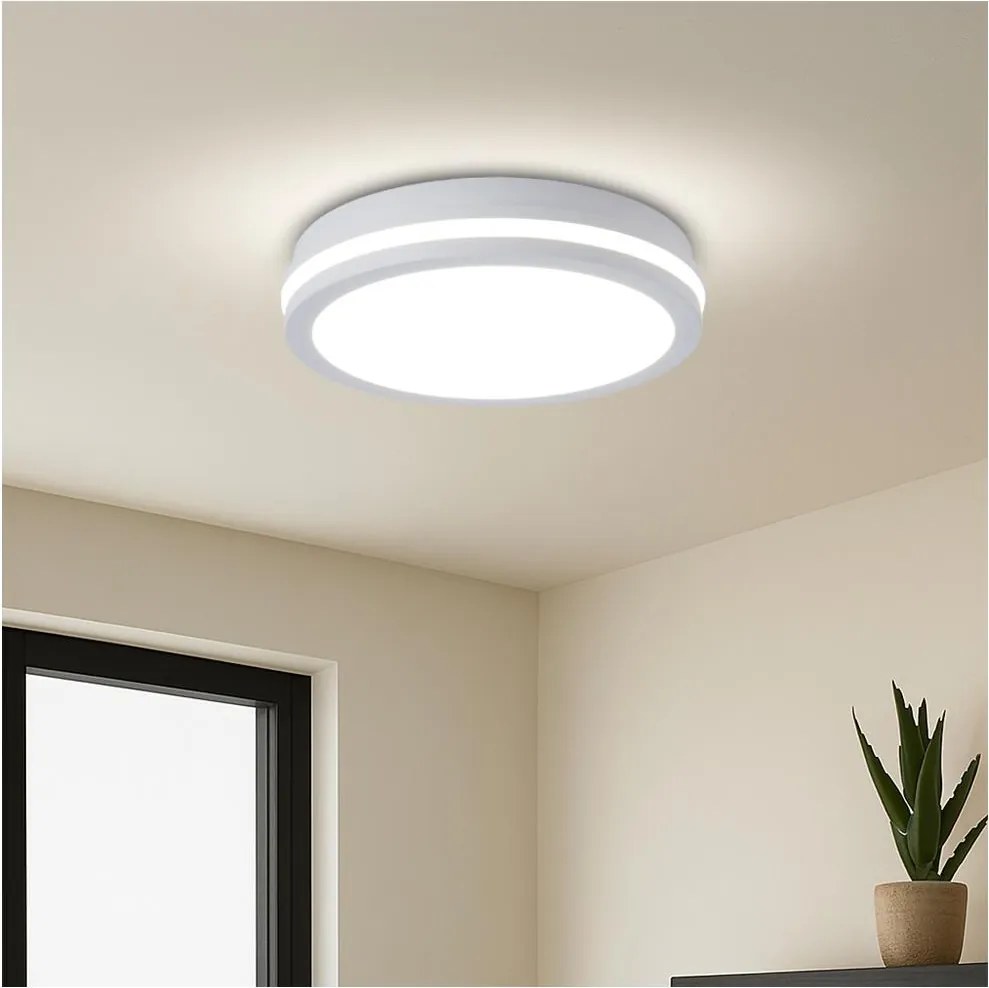Brilagi - Plafoniera LED da esterno BENE LED/24W/230V diam. 26 cm bianca IP54