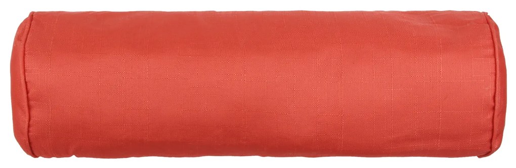 Cuscino poggiatesta a rullo corallo 18x50 cm idrorepellente