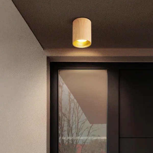 Brilagi - Faretto dimmerabile LED RGBW TRINE 1xGU10/6W/230V, finitura rovere