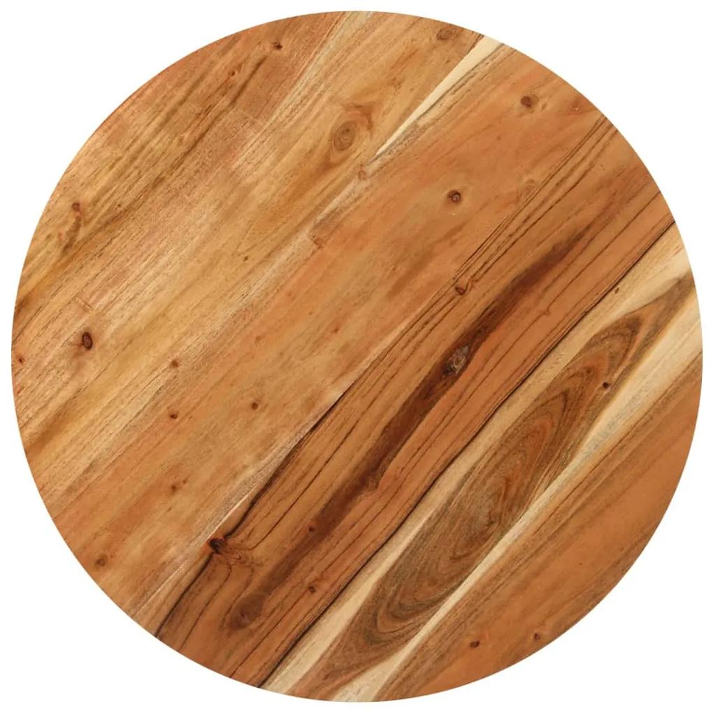 Tavolo da bistrot rotondo Ø70x75 cm legno massello di acacia