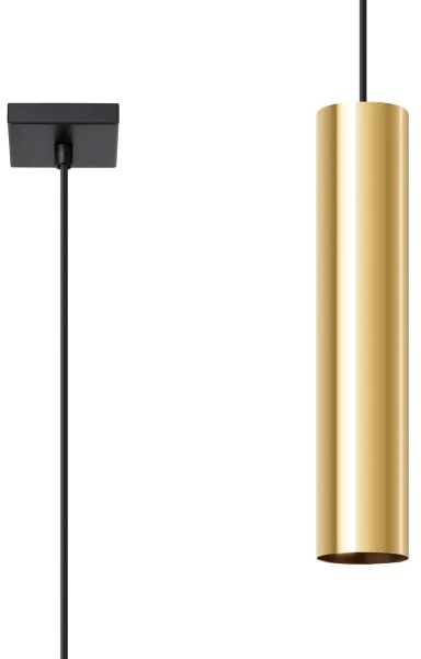 Sollux SL.1200 - Lampadario a sospensione con filo LAGOS 1xGU10/10W/230V oro