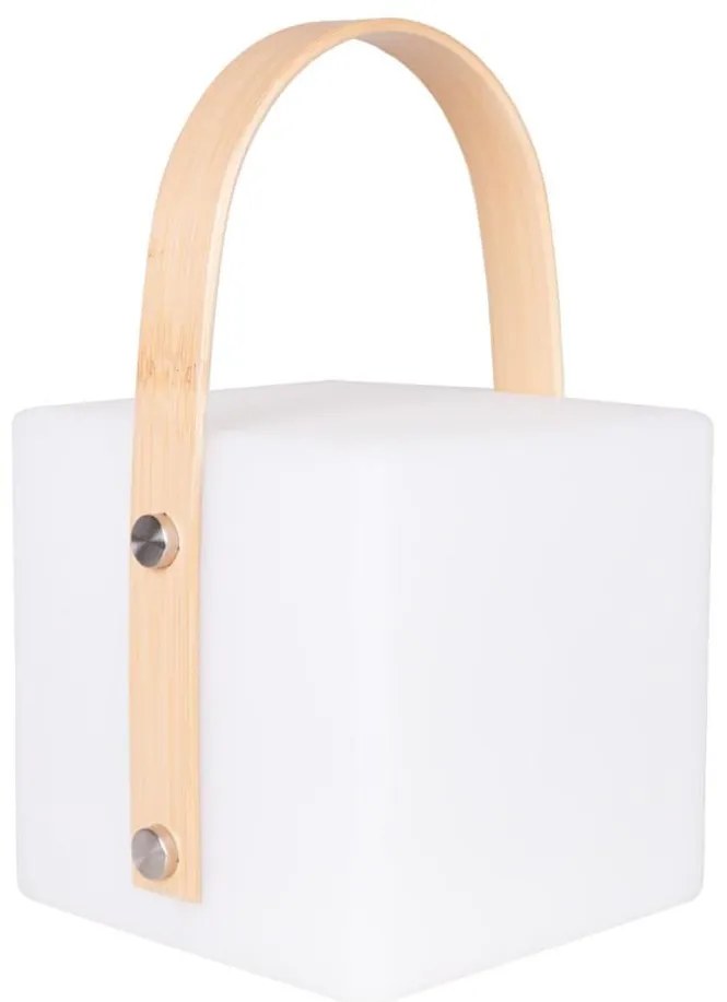 Lampada da esterno MAJORKA LED RGBW, 0,5 W / 5 V USB, 1200 mAh, IP44, bianca