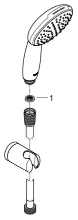 GROHE 27944001 - Set doccia VITALIO START 110 110 mm cromo lucido