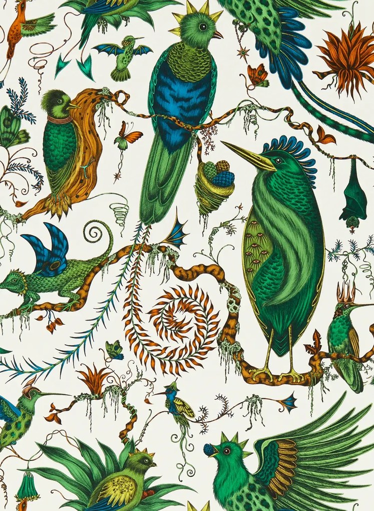 Clarke & Clarke Carta da parati Quetzal - Green