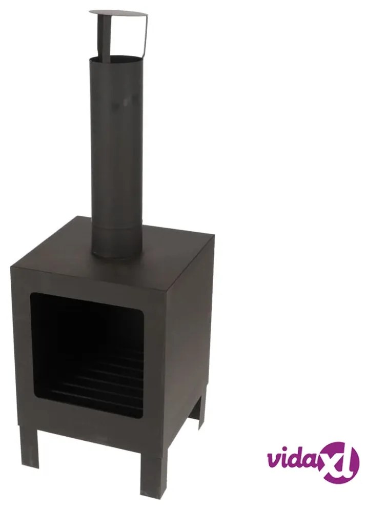 Esschert Design Stufa da Terrazzo S Nera