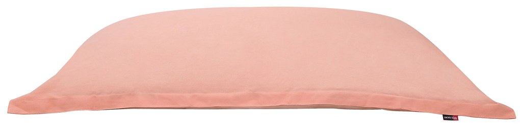 Poltrona sacco nylon rosa pesca 140 x 180 cm FUZZY Beliani