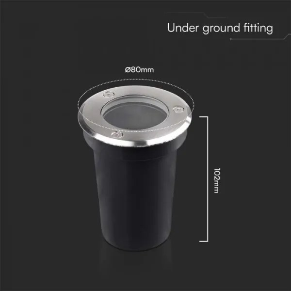 Lampada segnapasso da esterno 1xGU10/35W/230V IP67