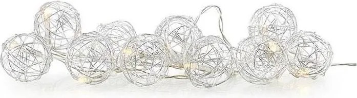 Markslöjd 705442 - Catena decorativa a LED ZOO 10xLED/2xAA 1,6m bianco caldo