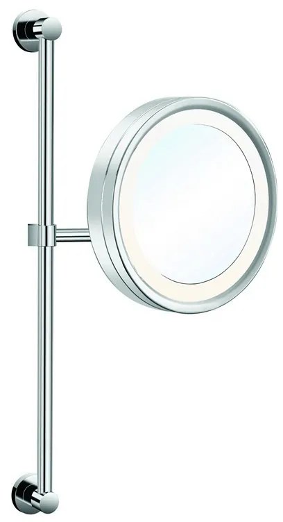 Kamalu - specchio ingranditore 3x rotondo con illuminazione led | sp-3570