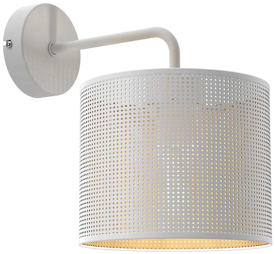 Applique LOFT SHADE 1xE27/60W/230V bianco/oro