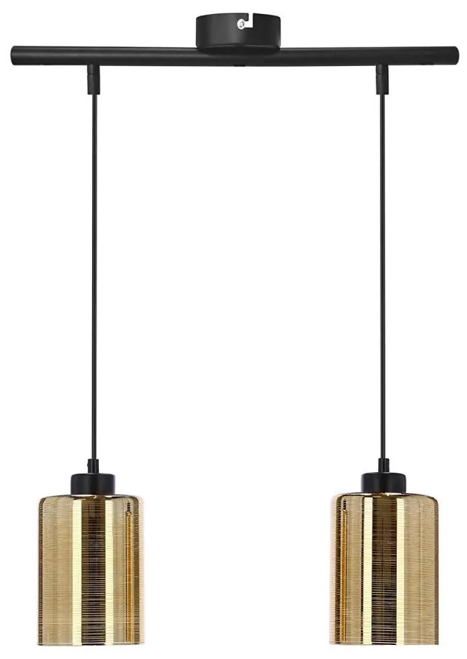 Lampadario a sospensione con filo COX 2xE27/60W/230V oro