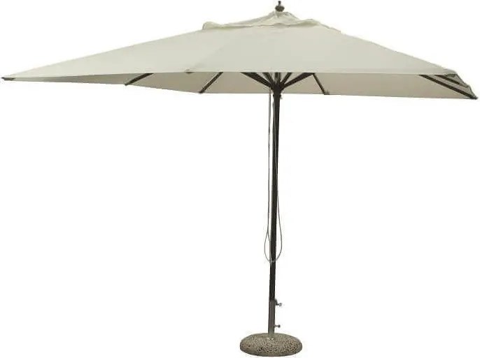 STATUS - ombrellone da giardino palo centrale in legno 3 x 4 m