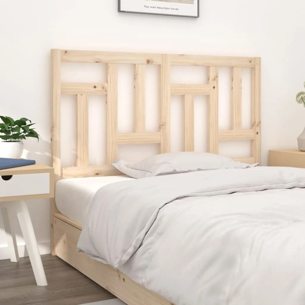 Testiera Per Letto 205,5x4x100 Cm Legno Massello Di Pino /
