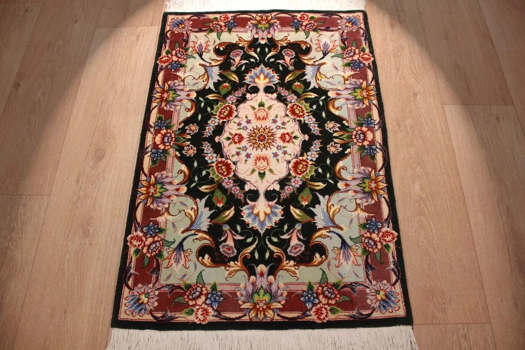 Tabriz Tappeto persiano 90x60 (Iran) Annodato A Mano