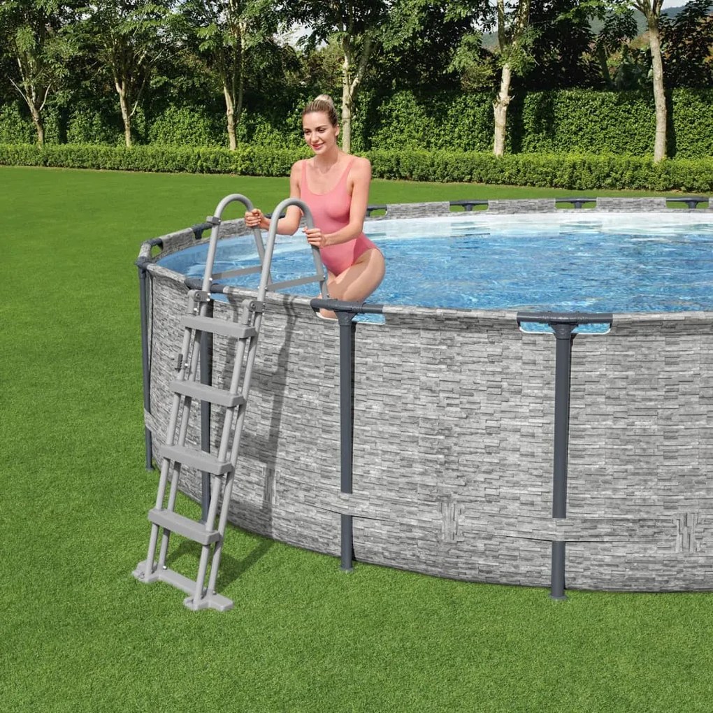 Scaletta Di Sicurezza A 4 Gradini Flowclear 122 Cm /