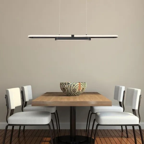 Rabalux 72030 - Lampadario LED a sospensione con filo CONTESSA LED/48W/230V 4000K nero