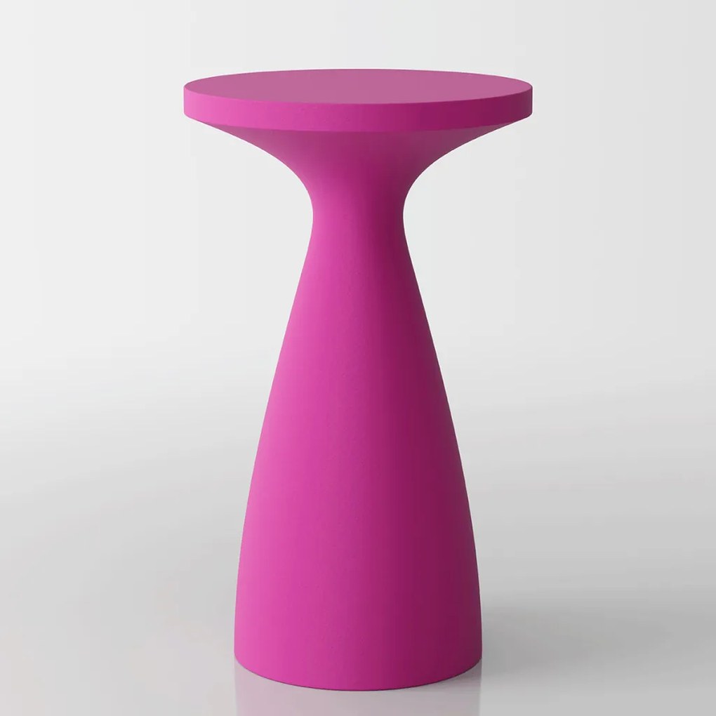 Tavolo Alto Drink in Polietilene – Fucsia Opaco - Design Moderno per Bistrot e Locali