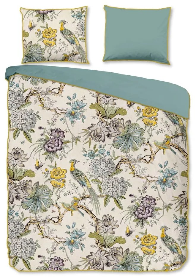 Biancheria da letto singola in cotone biologico Daisy, 140 x 220 cm Organic - Descanso