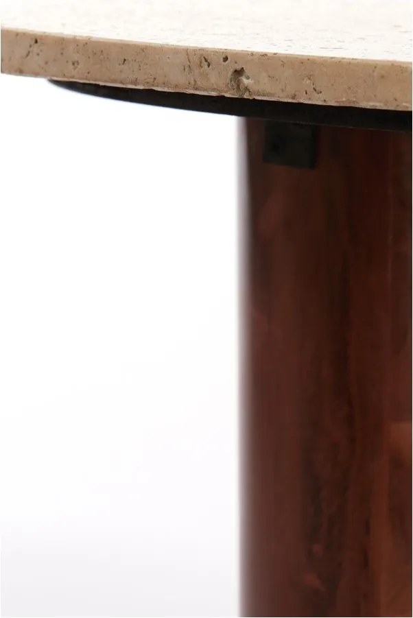 Tavolino marrone 72x90 cm Mahelona - Light &amp; Living