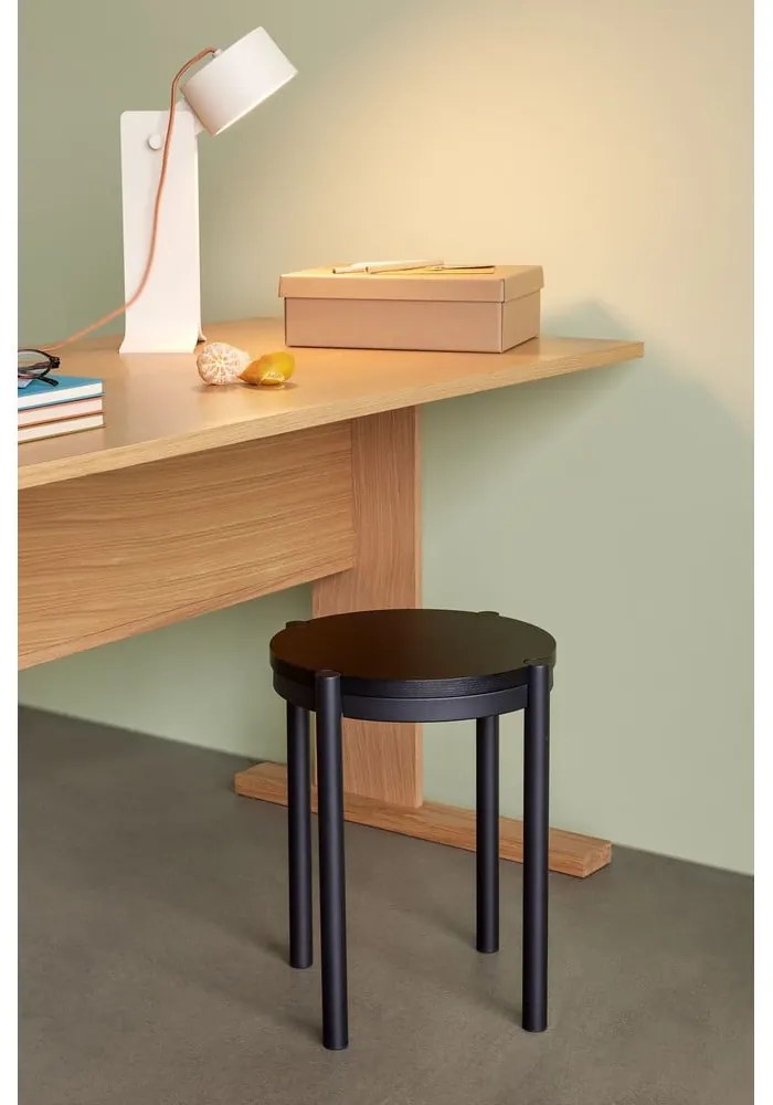 Tavolo da lavoro con piano in rovere 70x140 cm Forma - Hübsch