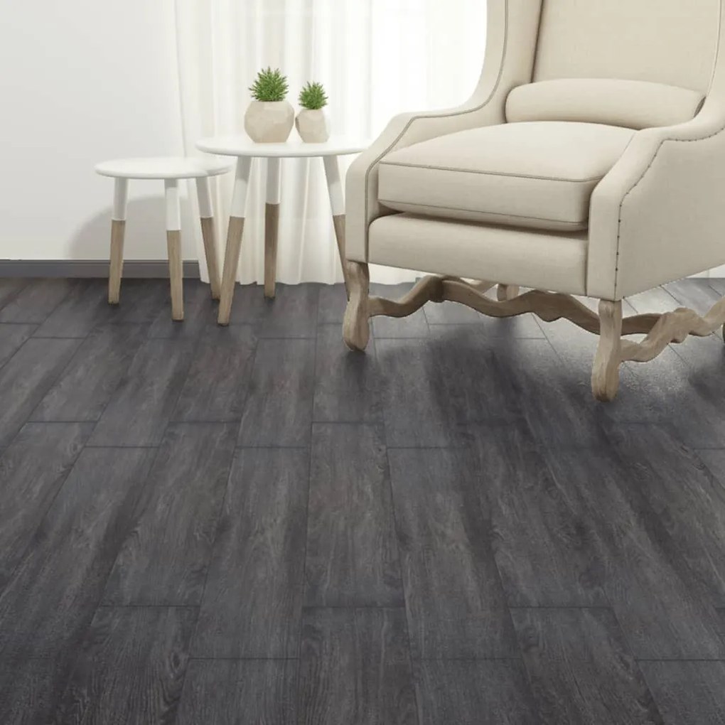 Listoni Autoadesivi İn Pvc 5,21 M² 2 Mm Bianco E Nero /