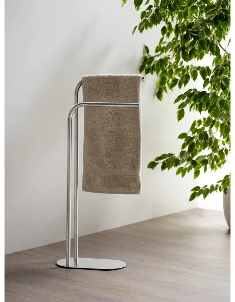 Stand portasciugamani color argento opaco in acciaio inox Levante – Wenko