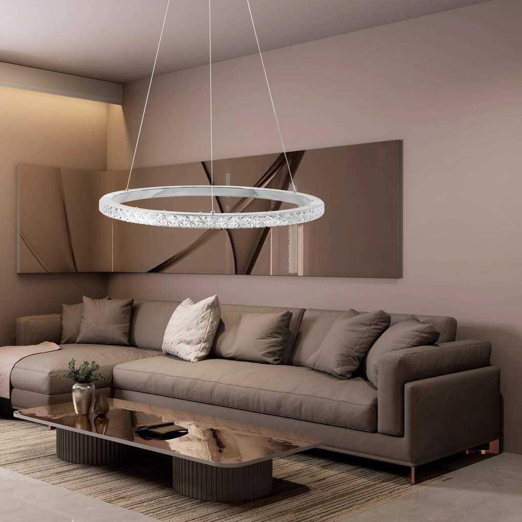 Lampada LED MS010-CP 59cm Chrome