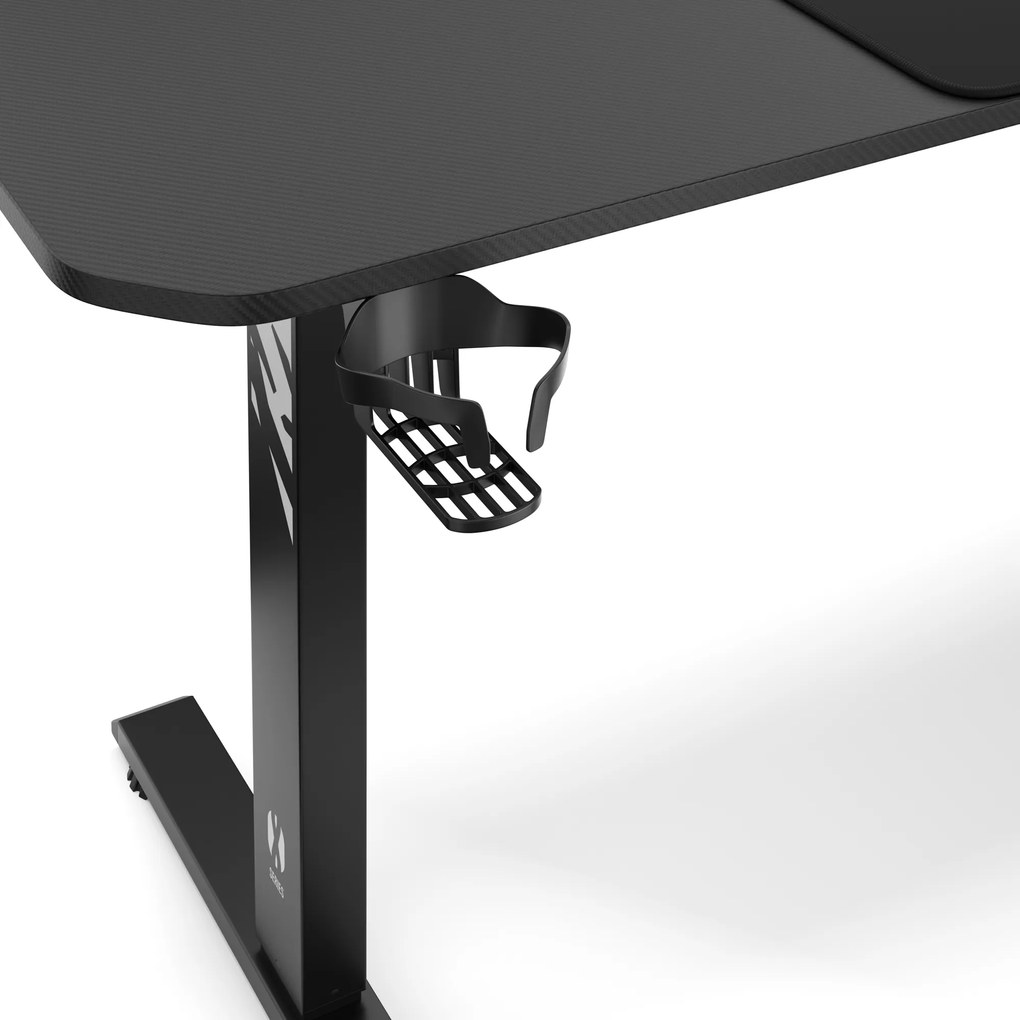 Scrivania Regolabile in Altezza Diablo X-Tensio 1600 Nero