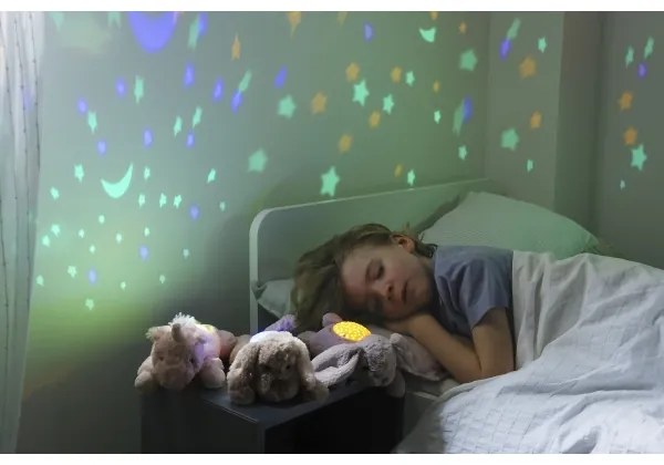 Cloud B - Compagno di coccole con proiettore 2xAAA cane