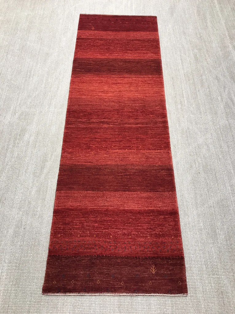 Loribaft Tappeto persiano 80x250 Rosso (Iran) Annodato A Mano