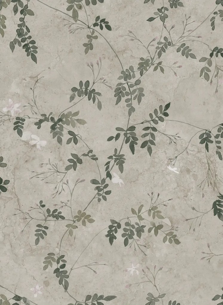 Sandberg Carta da parati Irene - Olive Green