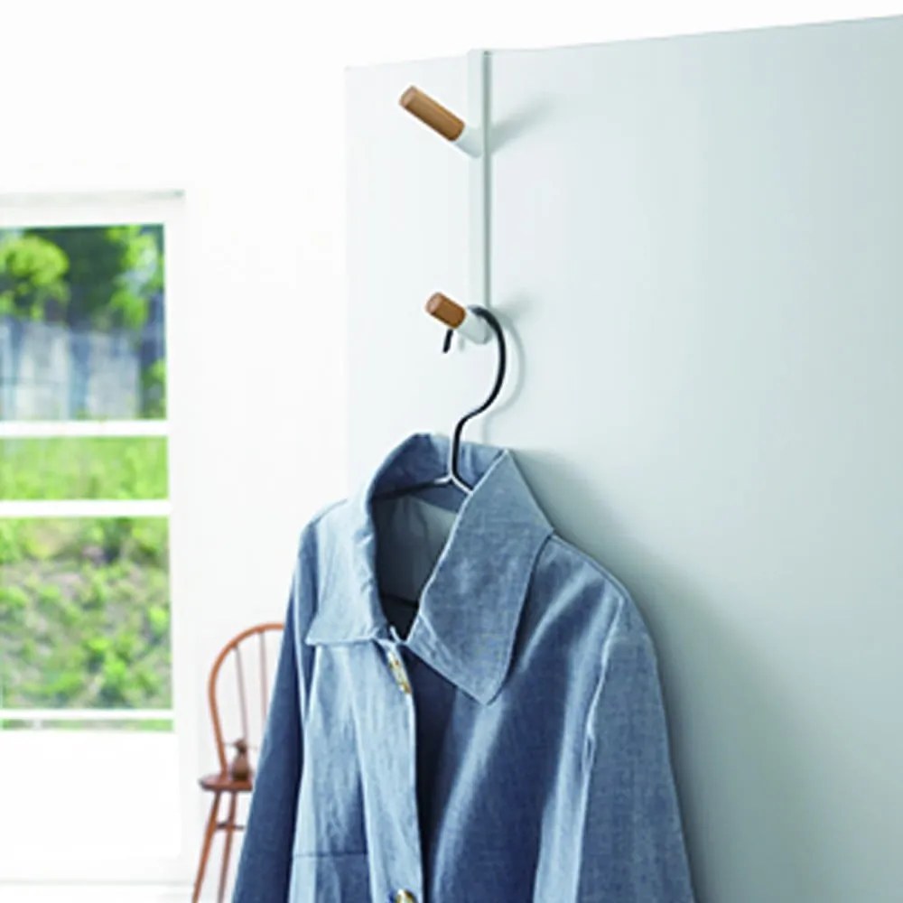 Appendiabiti in metallo bianco da 1,5 cm Tower - YAMAZAKI