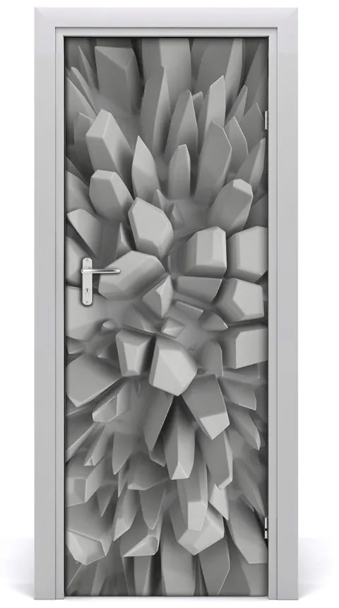 Sticker porta Astrazione 3D 85x205 cm