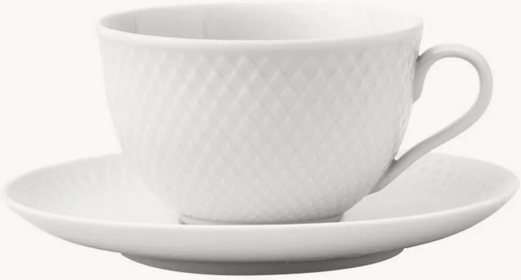 Tazza da tè con piattino Rhombe
