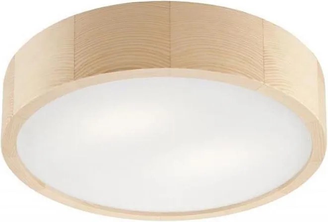 Lampada da soffitto NATURAL 2xE27/60W/230V Ø 37,5 cm in pino