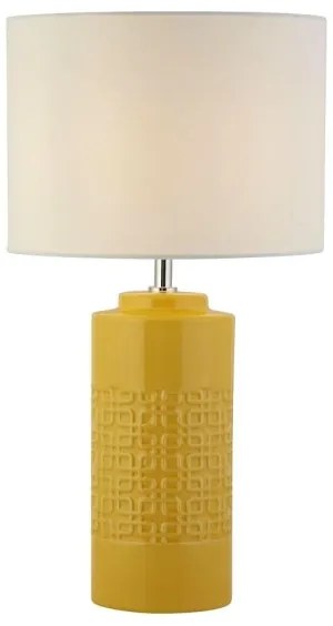 Searchlight EU60062OC - Lampada da tavolo CHARLESTON 1xE27/10W/230V ceramiche