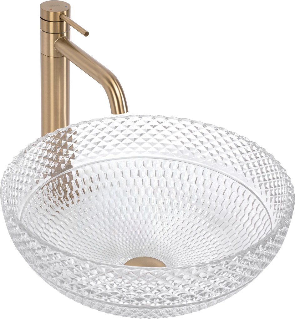 Lavabo da appoggio Rea Sue Transparent