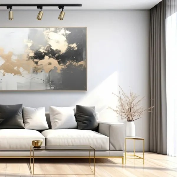 Faretto per sistema a binario MARIBEL 1xGU10/10W/230V oro