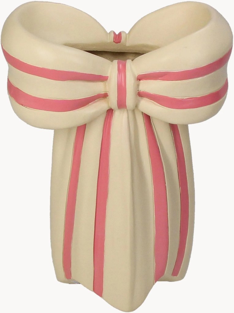 Vaso Pink Bow, alt. 19 cm