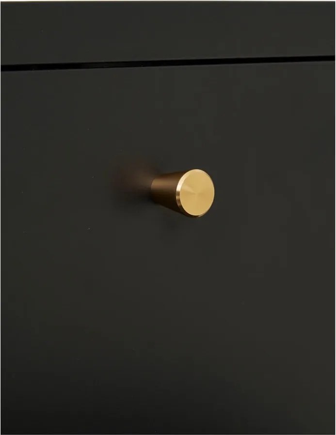 Comodino in metallo nero Dalby - House Nordic