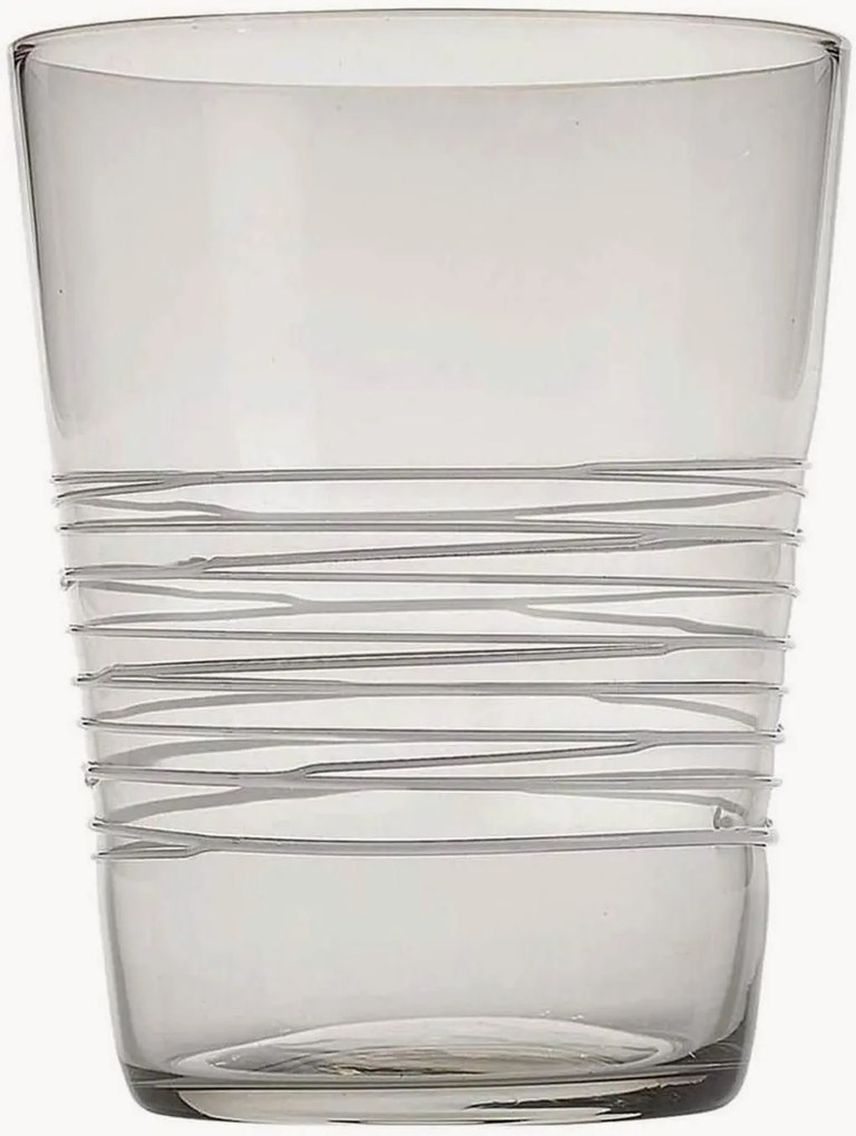 Set di 6 bicchieri fatti a mano Filante