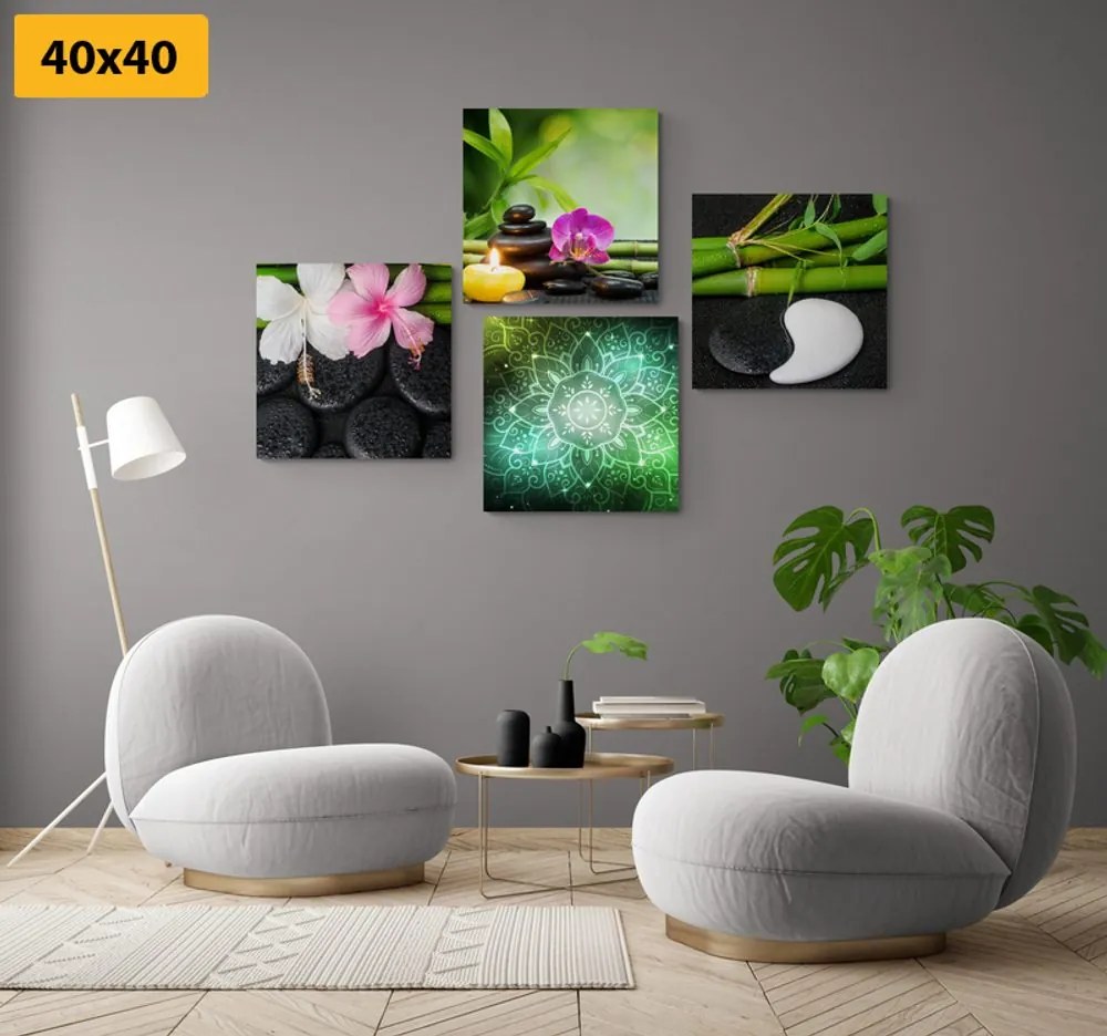 Set di quadri – Con tocco di tranquillità