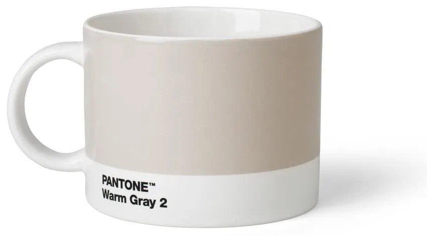 Tazza in ceramica bianca/grigia 475 ml Warm Gray 2 - Pantone