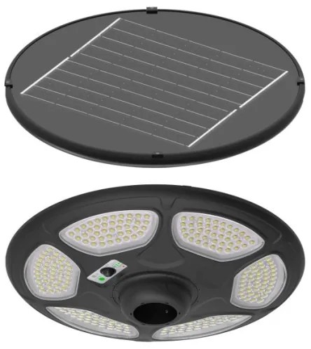 Lampione solare stradale LED con sensore SOLSUMI LED/25W/3,2V IP54 25000 mAh + telecomando