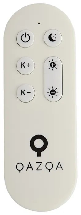 Plafoniera Smart Nera 35cm con LED e Telecomando - Flat Drum