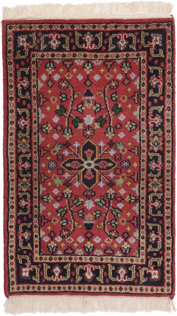 Persian Tappeto 60 x 90 (Indian) Annodato A Mano