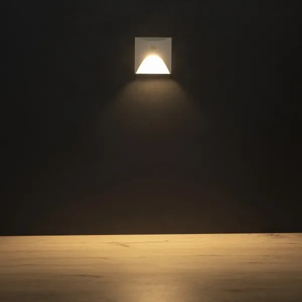 Kanlux 39129 - Lampada LED per gradini con sensore EXIN 2,5W/230V 3000K IP65 bianco hr.